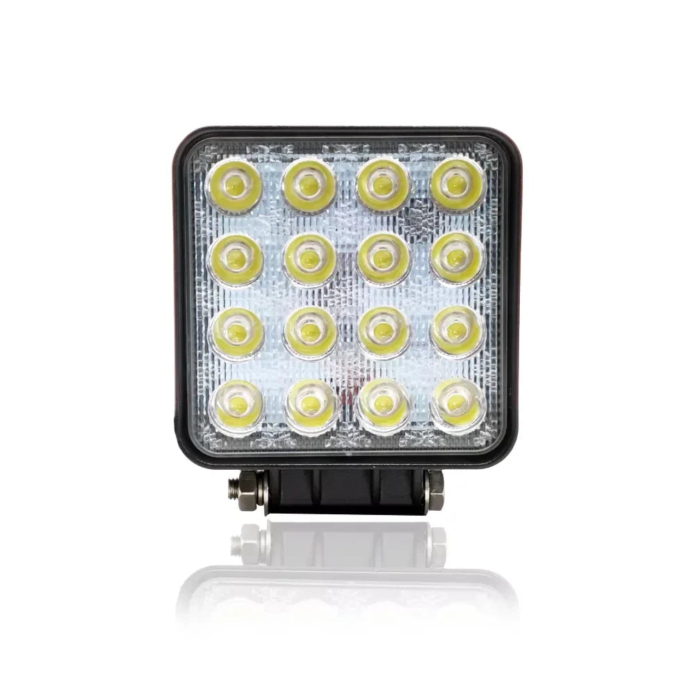 Pracovní lampa LED čtvercová 12/24V