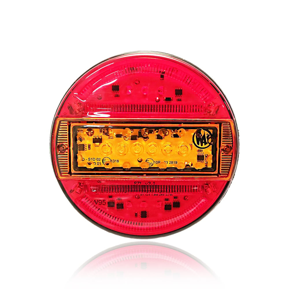 Lampa okruhle LED pruhy s indexy 12/24V tenké