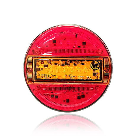 Lampa okruhle LED pruhy s indexy 12/24V tenké