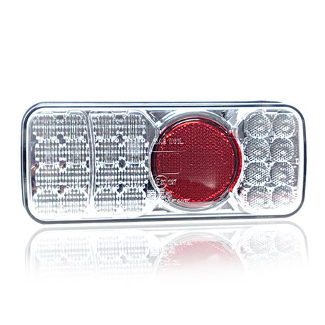 Světlo LED 5-funkční průsvitná s prismou 12/24V