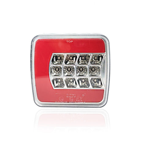 Světlo LED 4-funkční průhledné bez hranolové značky 12/24V