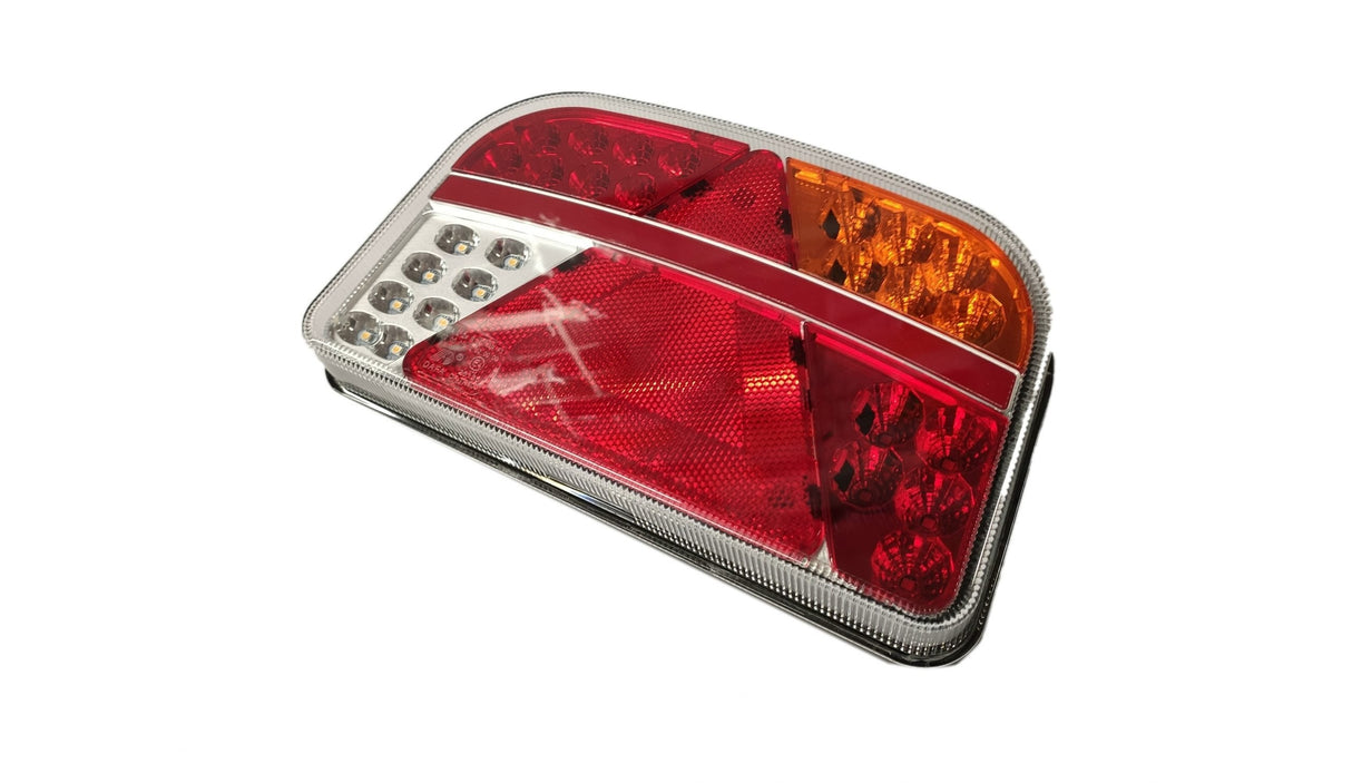 Světlo LED se 7 funkcemi, zaoblený trojúhelníkový prizma 12/24V