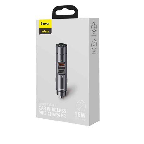 Zapalovač s Bluetooth FM vysílačem, BT 5.0+5V 3.1A