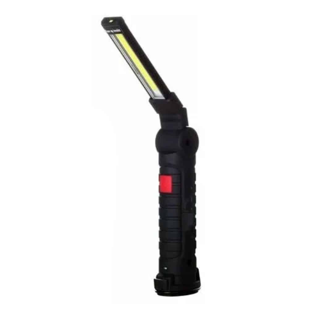 Montážní svítilna s malým magnetem a otočitelnou hlavou s COB LED