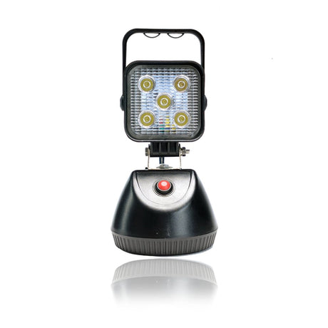 Pracovní lampa LED čtvercová dobíjecí magnetická 12/24V