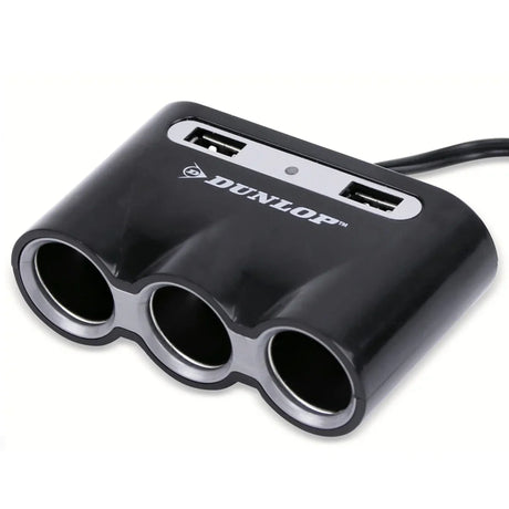 Rozdělovač s 3 zapalovači a 2 USB zásuvkami