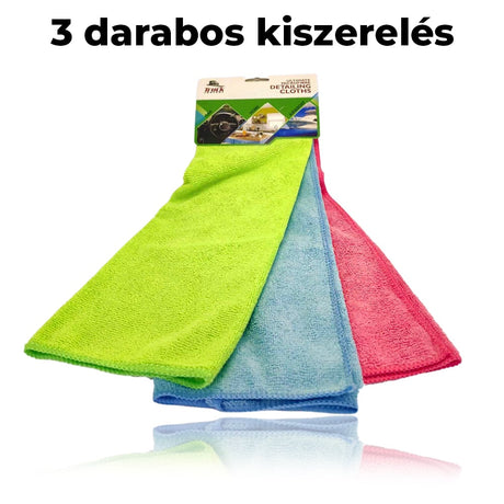 Mikrovláknová utěrka 400x400 mm, 3 ks