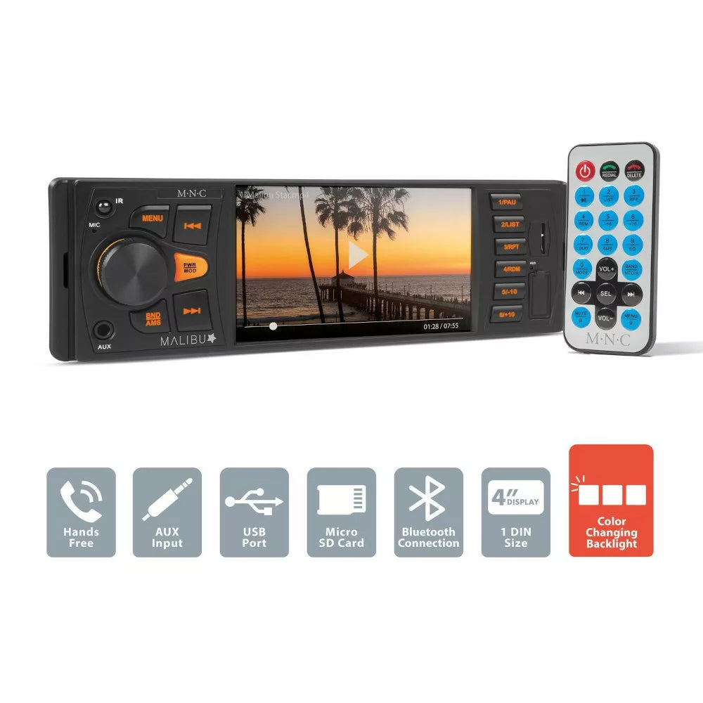 Autorádio a multimediální přehrávač s TFT LCD displejem 4"