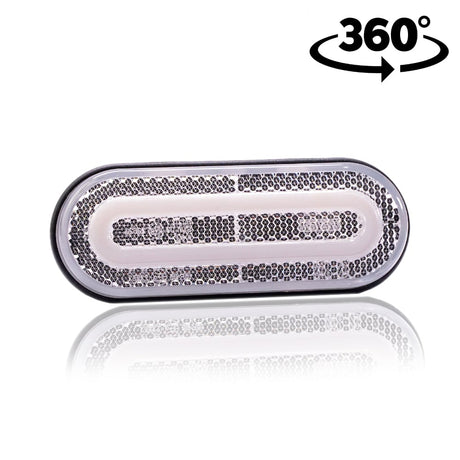 Světlo LED polohového světla kulaté průhledné 12-36V