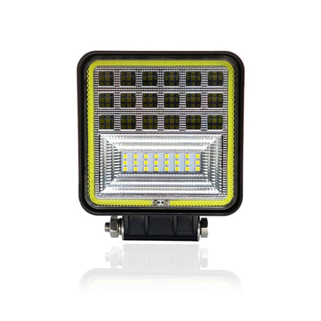 LED pracovní lampa čtvercová kombinované světlo 12/24V