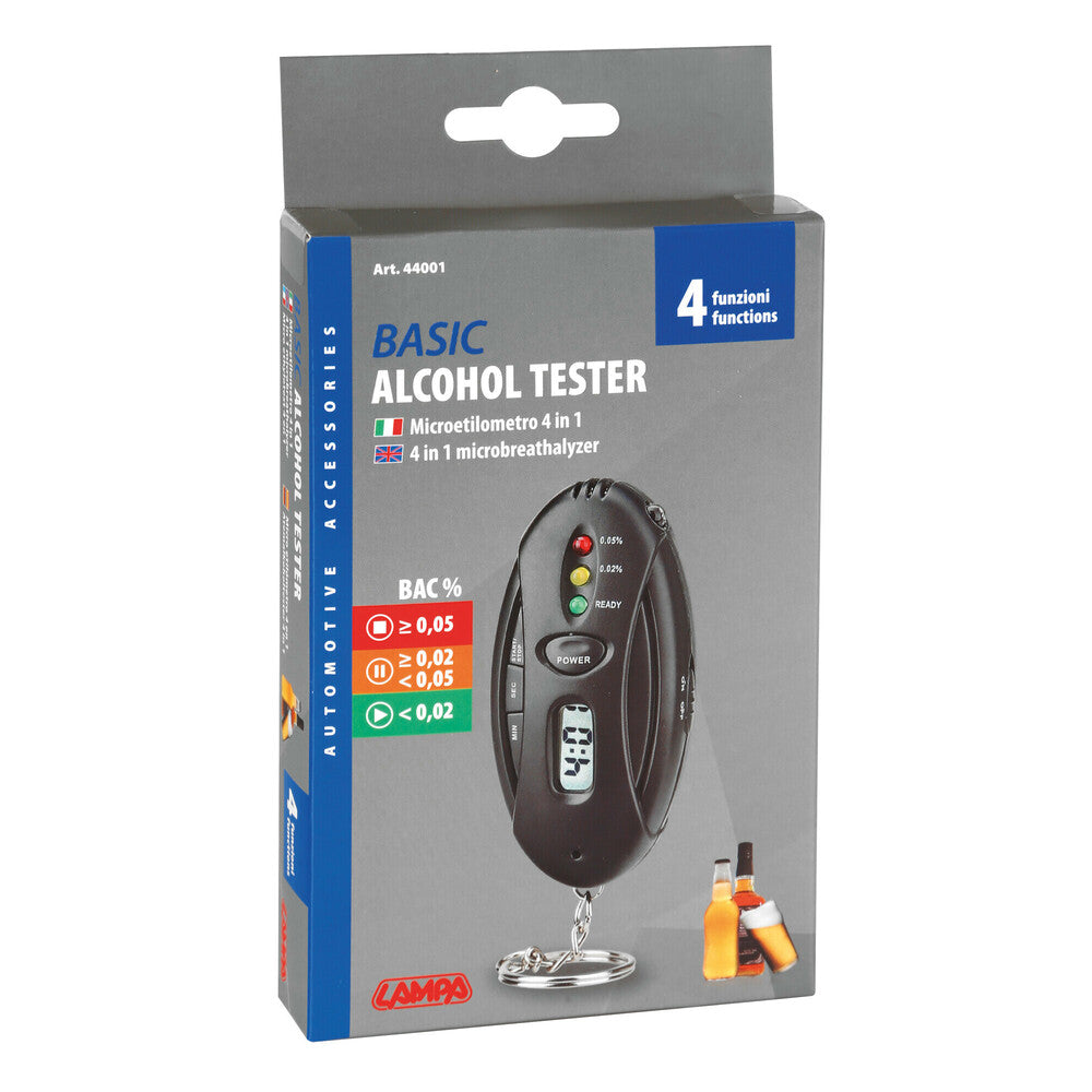 Basic 4 in 1, multifunkční alkohol dýchací tester
