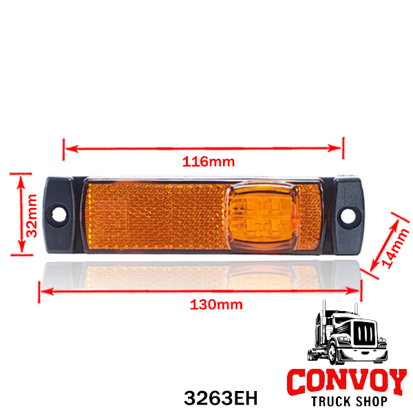 Poziční světlo s LED držákem.