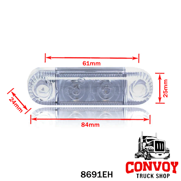 Poziční světlo LED vestavné WAS