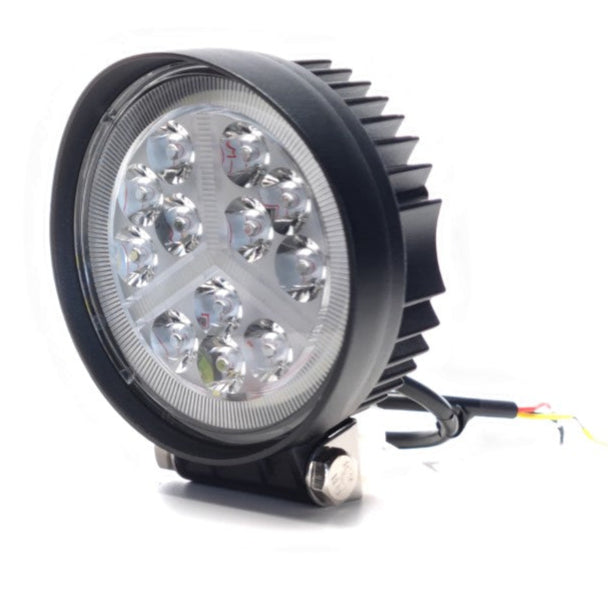 Pracovní led světlo kulaté s kombinovaným osvětlením