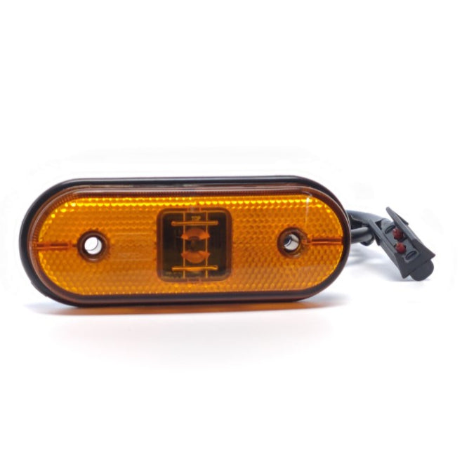 Poziční světlo LED Unipoint žluté s 0,5 m kabelem Aspöck