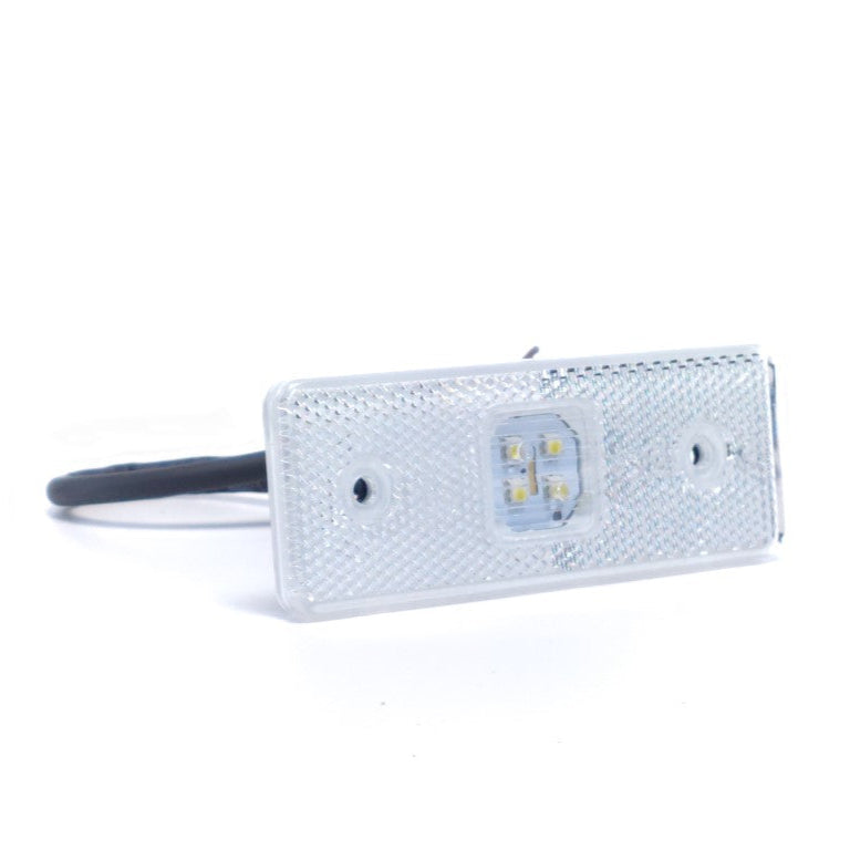 Světlo polohy vestavěné s bílým prizmatickým 4LED kabelem