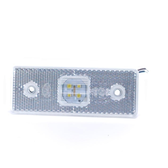 Světlo polohy vestavěné s bílým prizmatickým 4LED kabelem