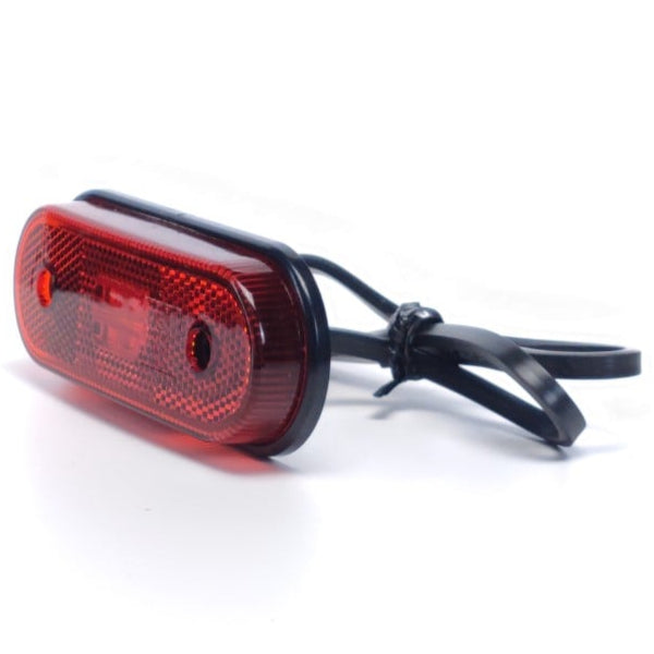 Poziční světlo zaoblená LED lampa se 4 LED.