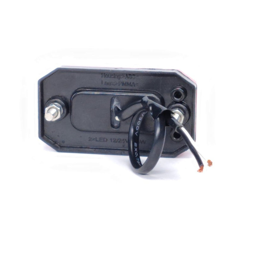 Poziční LED světlo hranaté 2 LED 12/24 V