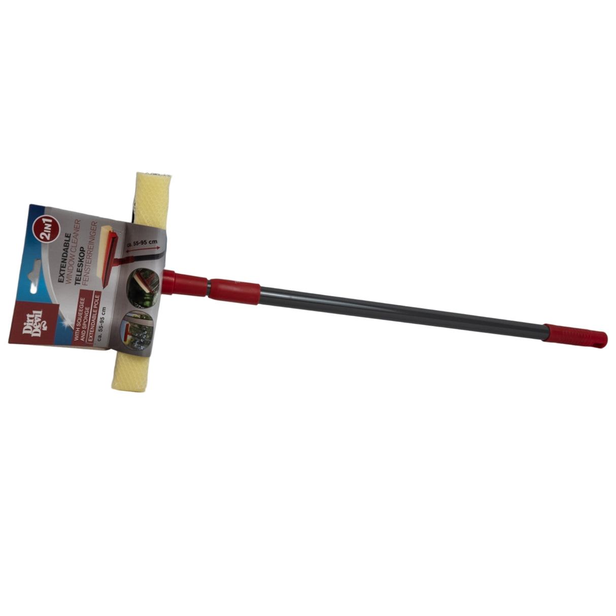Stěrka s teleskopickou rukojetí 55-95 cm