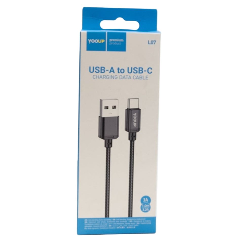 USB c nabíjecí a datový kabel 1m L07