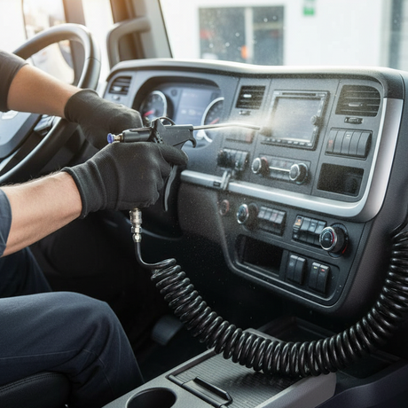 Ofukovací pistole se spiralovou hadici 5 m