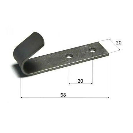 Háčky na plachtu 20x2mm