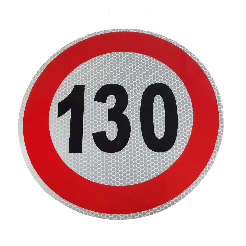 Konstrukční rychlost km/h reflexní samolepka
