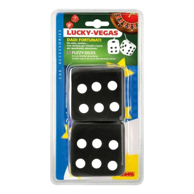 Kostky do auta Lucky Vegas černé