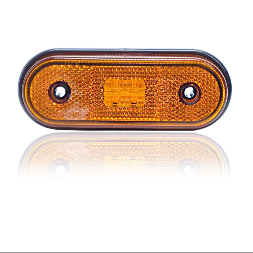 Poziční světlo zaoblená LED lampa se 4 LED.