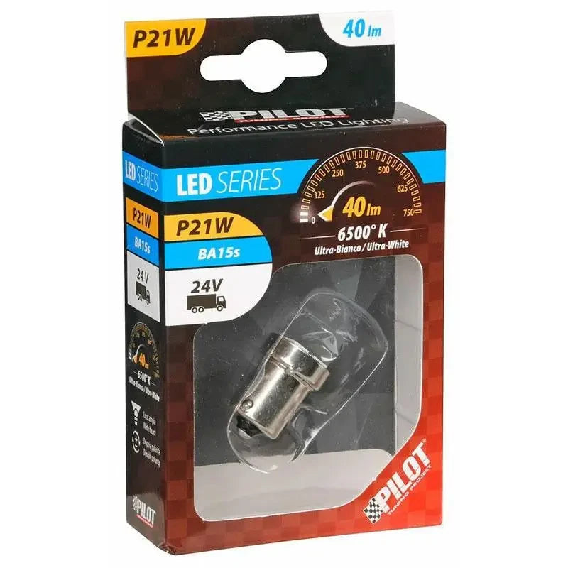 LED autožárovka P21W bílá
