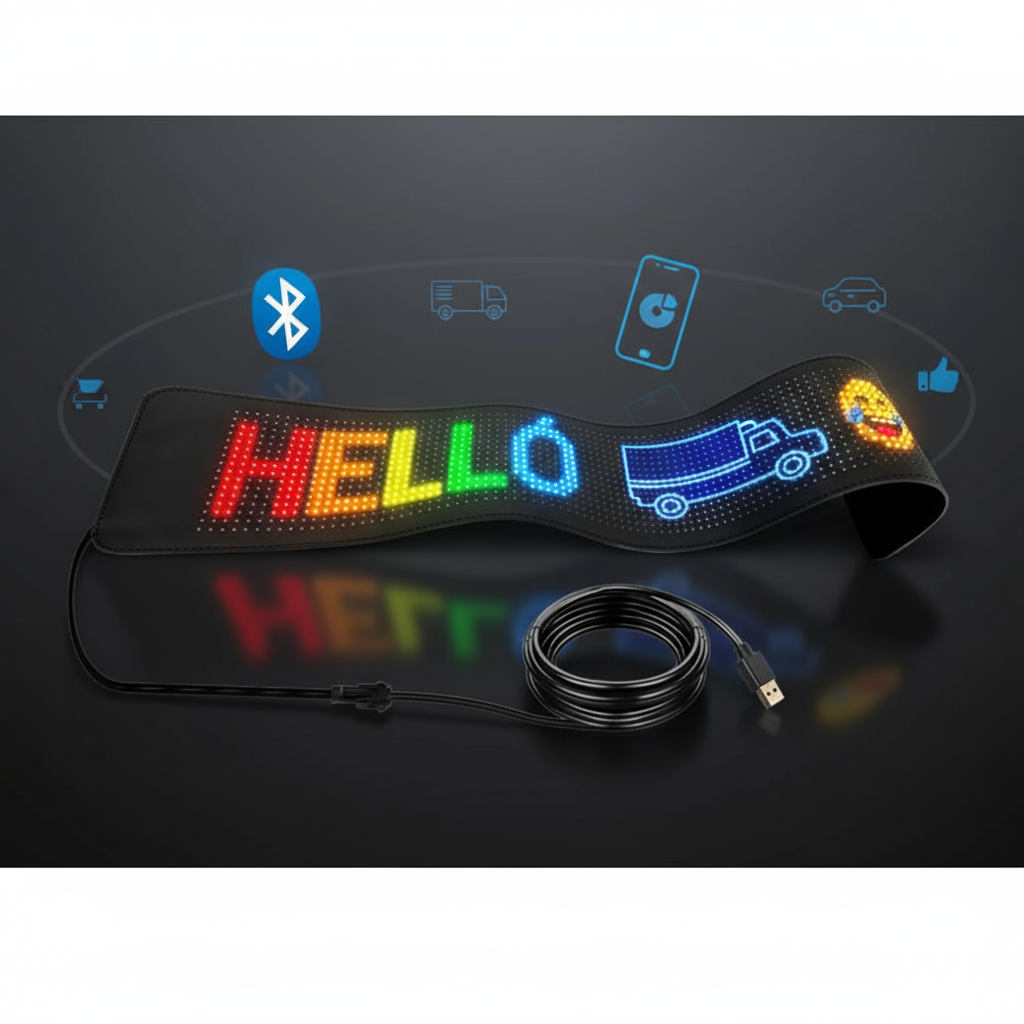 Led panel (Devil Eyes) programovatelný s Bluetooth ovládáním