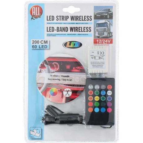 LED pásky do auta s ovladačem 2m