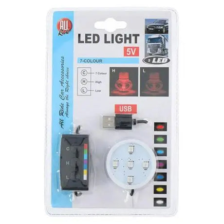 LED podsvícení pod vůně barevné - na USB