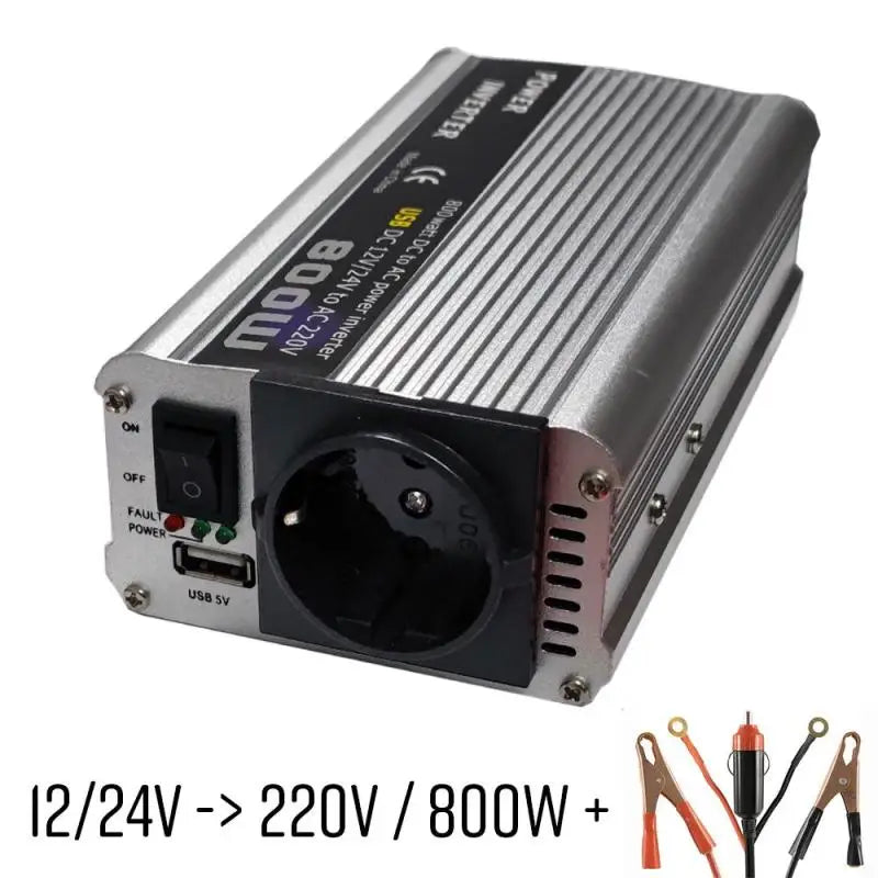 Měnič napětí z 12-24V na 220V 800W