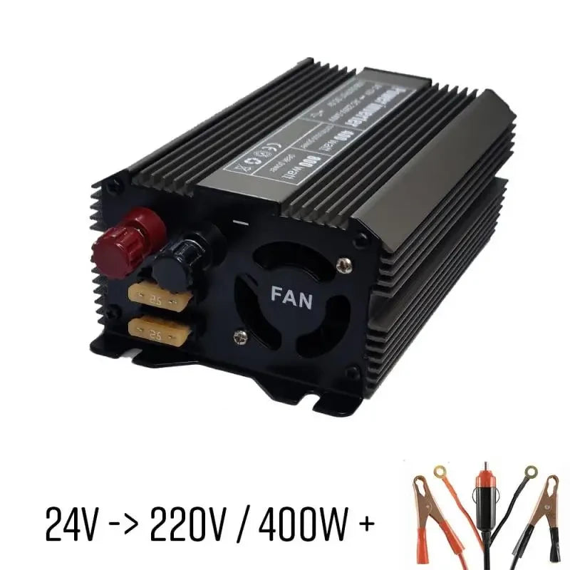 Měnič napětí z 24V na 220V 400W