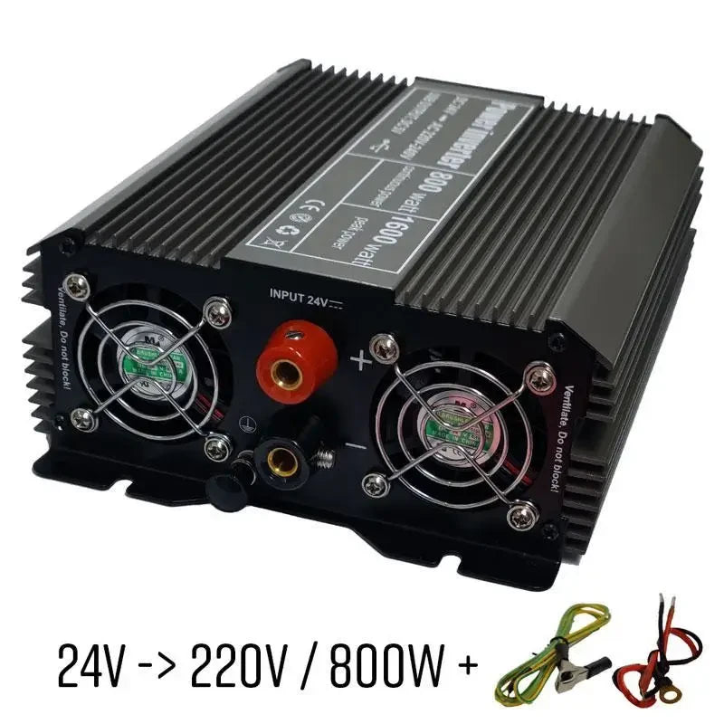 Měnič napětí z 24V na 220V 800W