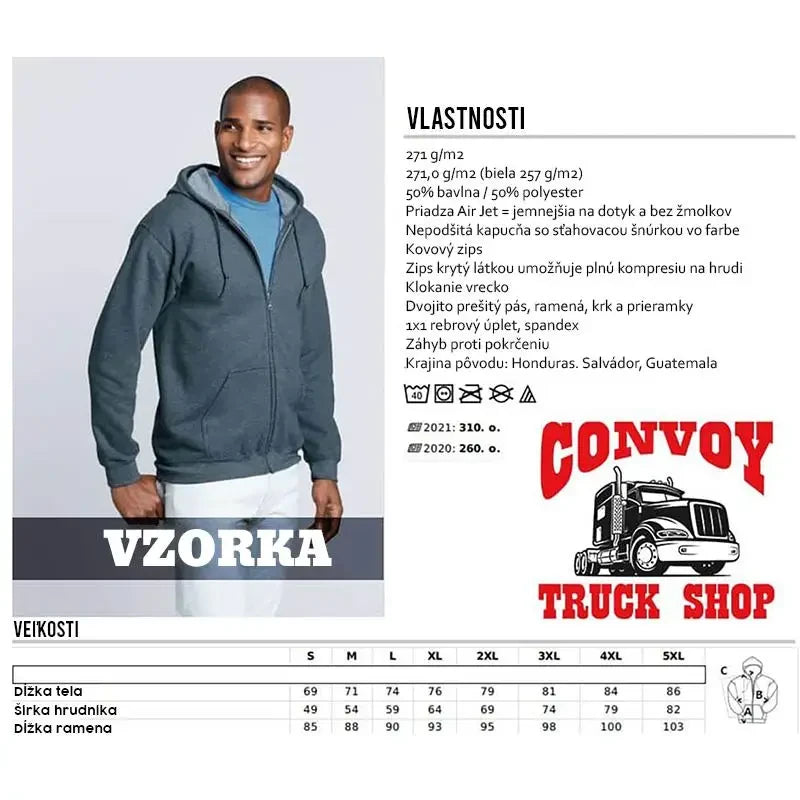 Mikina s kapucí VOLVO - XL