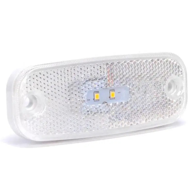 Poziční světlo 2LED oblé bílé