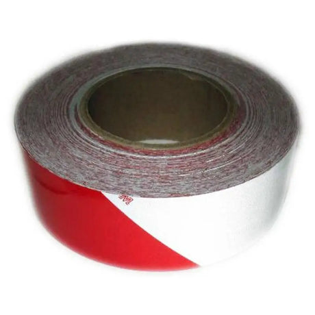 Reflexní páska 5 cm červeno bílá pravá