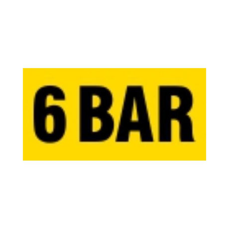 Reflexní samolepka tlak pneu 6bar